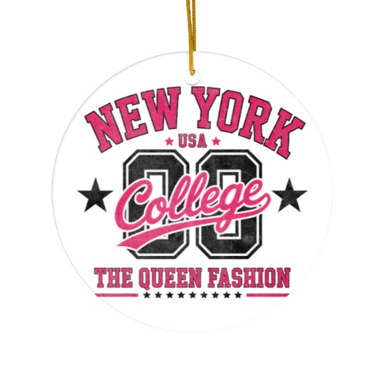 Trendy Varsity College 08 Ceramic Ornaments