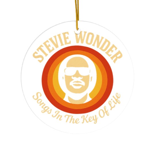 Stevie Wonder Ceramic Ornaments rtro vintage Songs in the