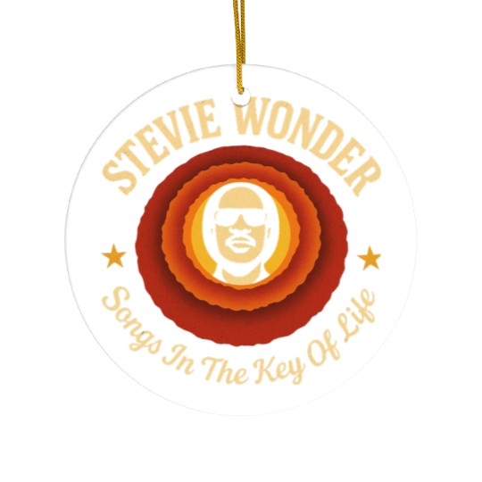 Stevie Wonder Ceramic Ornaments rtro vintage Songs in the