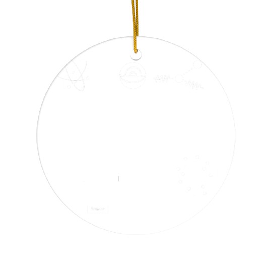 Quantum Mechanics Physics Teacher Ceramic Ornaments