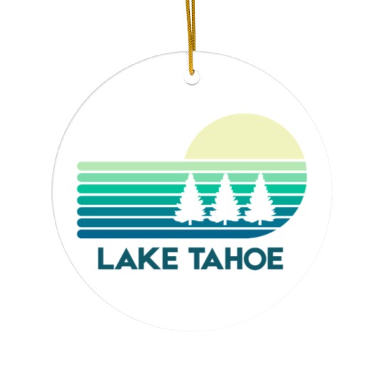 Lake Tahoe California Ceramic Ornaments