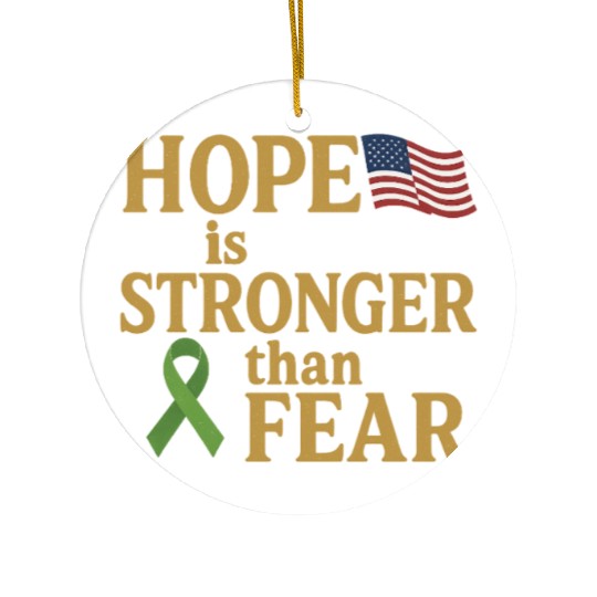 Childhood Cancer Awareness Ceramic Ornaments