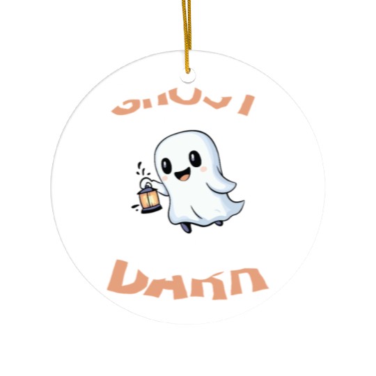 Ghost Hunters Do It In The Dark Cute Ghost Ceramic Ornaments