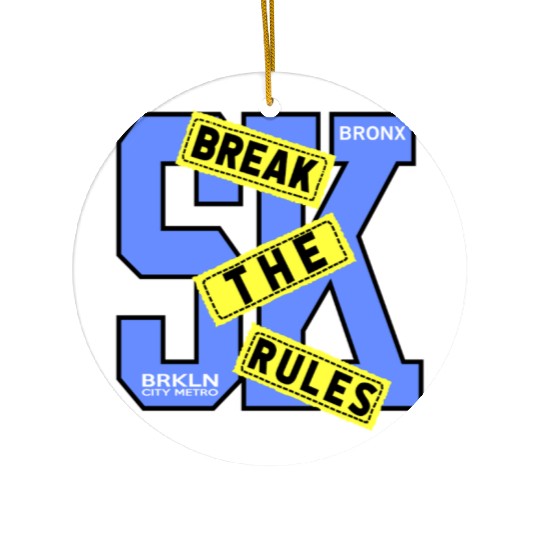 Bronx Street Art Urban Brooklyn Ceramic Ornaments