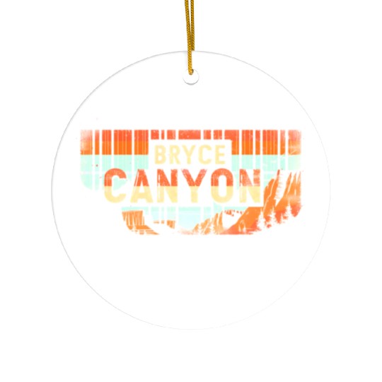 Bryce Canyon US National Park Vintage Ceramic Ornaments