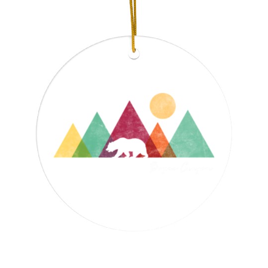 Bryce Canyon National Park Colorful Bear Mountains Ceramic Ornaments