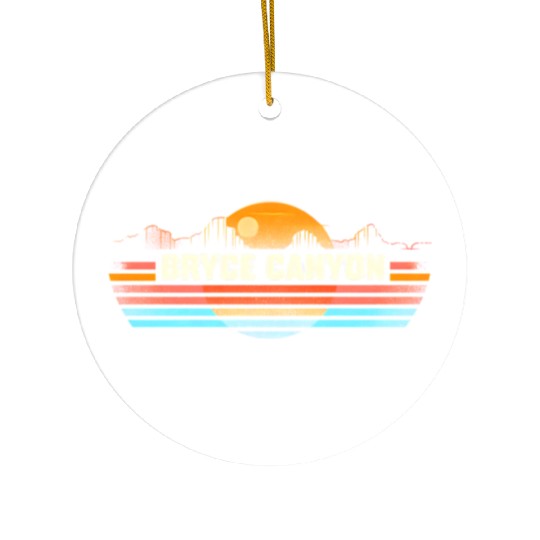 Bryce Canyon US National Park Vintage Ceramic Ornaments