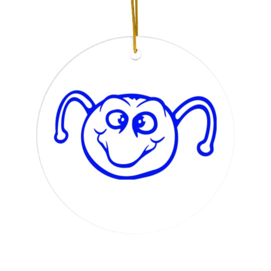 Caterpillar sweet little happy smile cute friendly Ceramic Ornaments