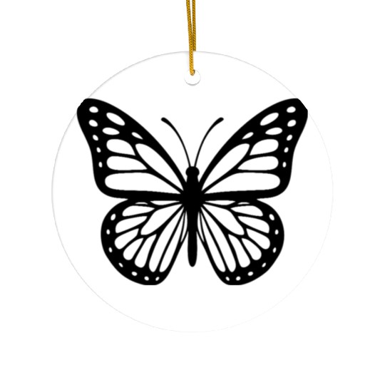 Butterfly – Elegant Nature Illustration Ceramic Ornaments