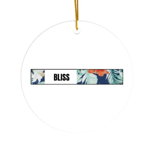 Tropical Botanical Bliss Ceramic Ornaments