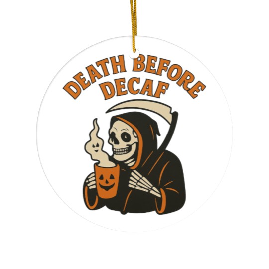 Funeral Halloween Tribute Ceramic Ornaments