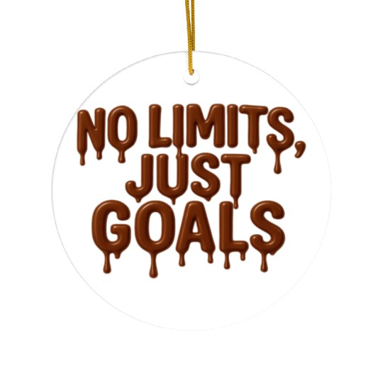 Chocolate Guitar Balloons Design Ceramic Ornaments