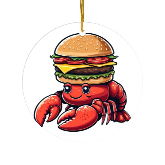 Happy cartoon pineapple sweet tropical summer Ceramic Ornaments