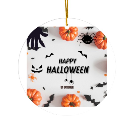 Happy halloween Ceramic Ornaments