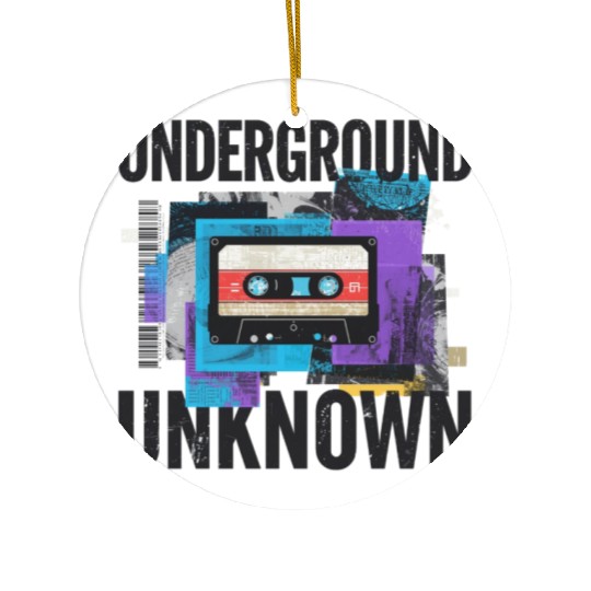 Underground Cassette Tape Urban Art Ceramic Ornaments