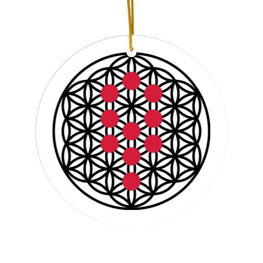 FLOWER OF LIFE - Tree Of Life Ceramic Ornaments