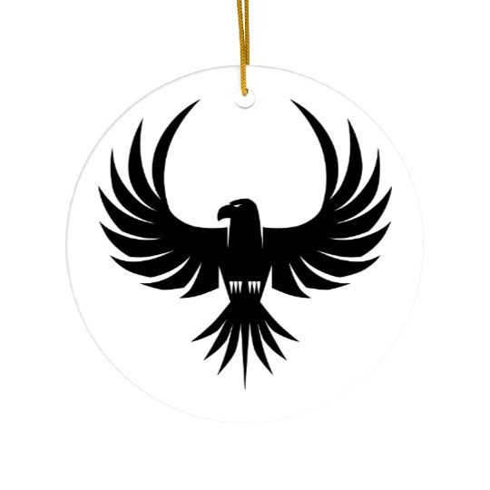 Bird of Prey HD VECTOR Ceramic Ornaments