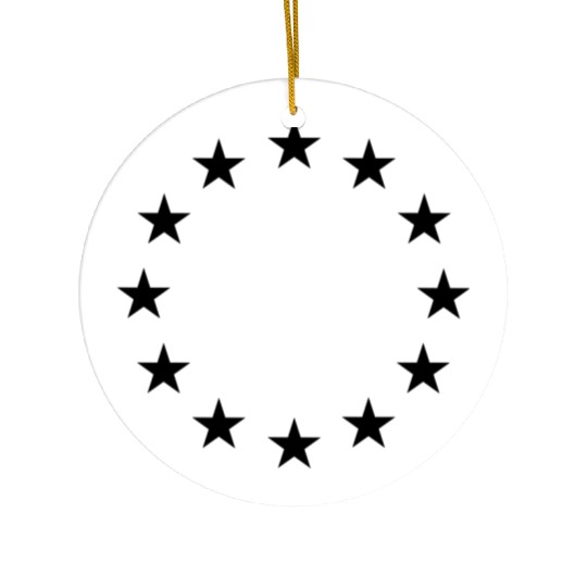 Circle of stars Ceramic Ornaments