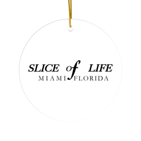 Slice of life dexter Ceramic Ornaments