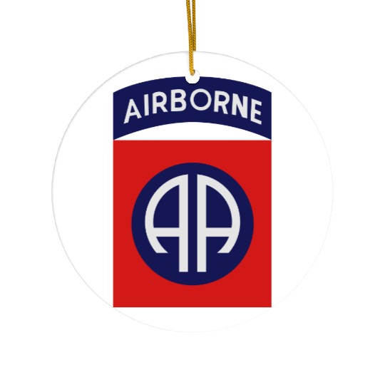 82nd Airborne Ceramic Ornaments