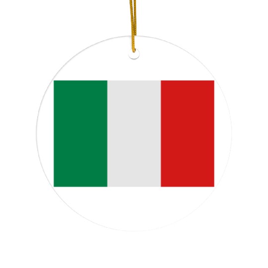 Italian flag Ceramic Ornaments