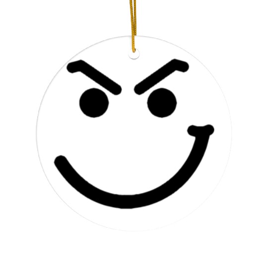 Smiley Face Ceramic Ornaments