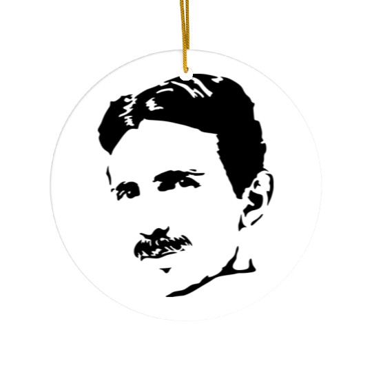 Nikola Tesla Ceramic Ornaments