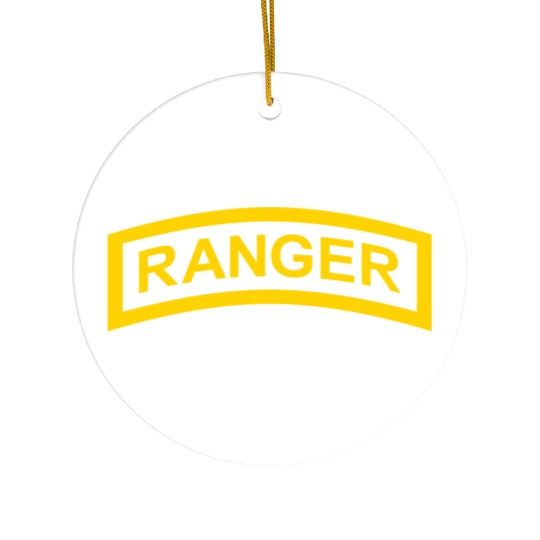 US Army Ranger Ceramic Ornaments