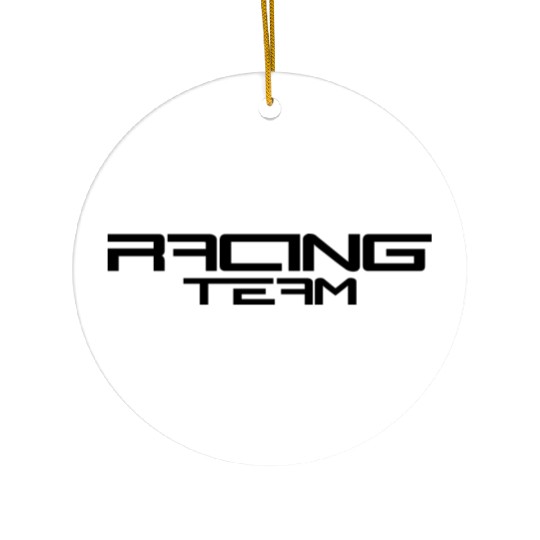 Racing Team Ceramic Ornaments