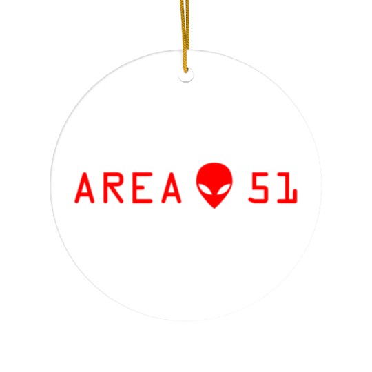 area 51 Ceramic Ornaments