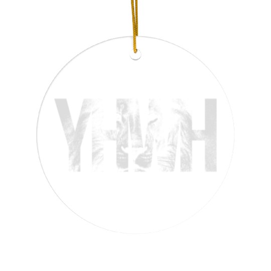 YHWH (Yahweh) Lion Ceramic Ornaments