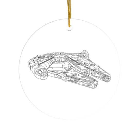 Millennium Falcon Ceramic Ornaments