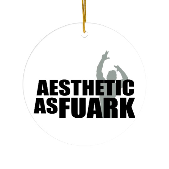 Zyzz Aesthetic as FUARK Ceramic Ornaments