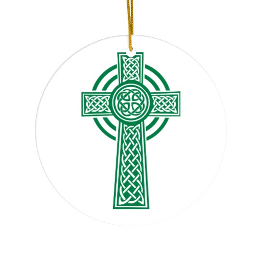 Celtic cross Ceramic Ornaments