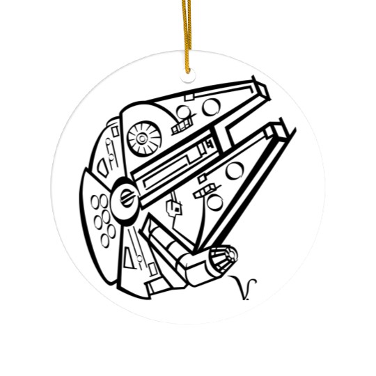 Millennium Falcon [Artist Rendering 4] Ceramic Ornaments