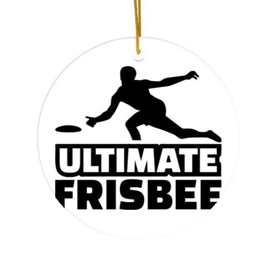 Ultimate Frisbee Ceramic Ornaments