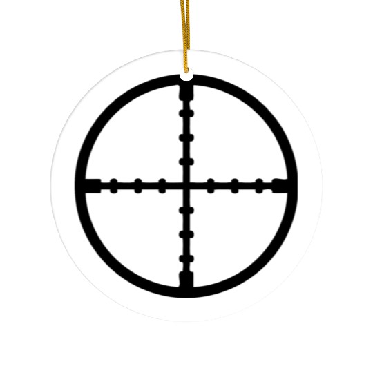 Gun sight Ceramic Ornaments