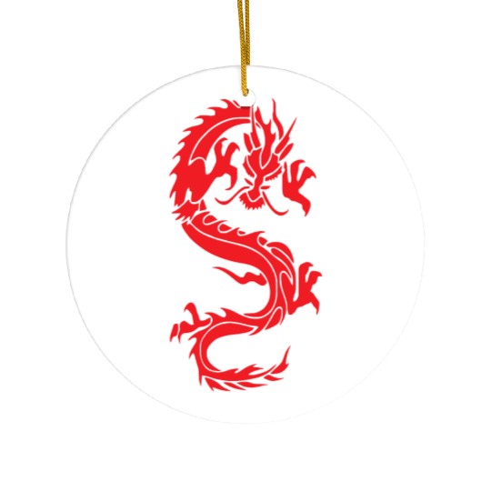 CHINESE DRAGON MMA Ceramic Ornaments