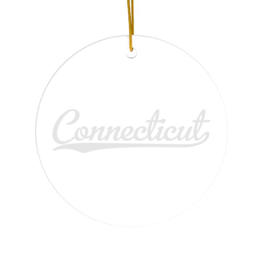 Connecticut Ceramic Ornaments