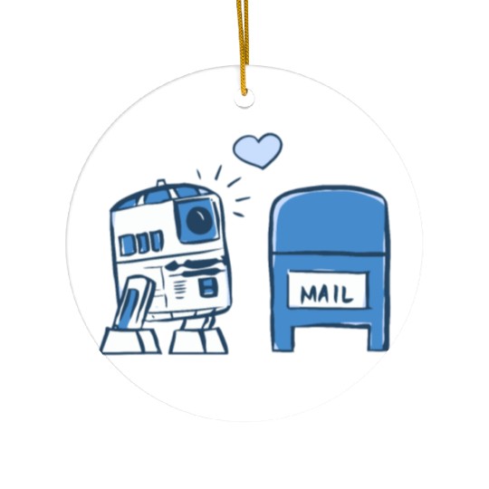 Funny Star Wars r2d2 comic Ceramic Ornaments