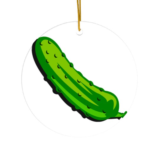 It's a giant pickle Ceramic Ornaments