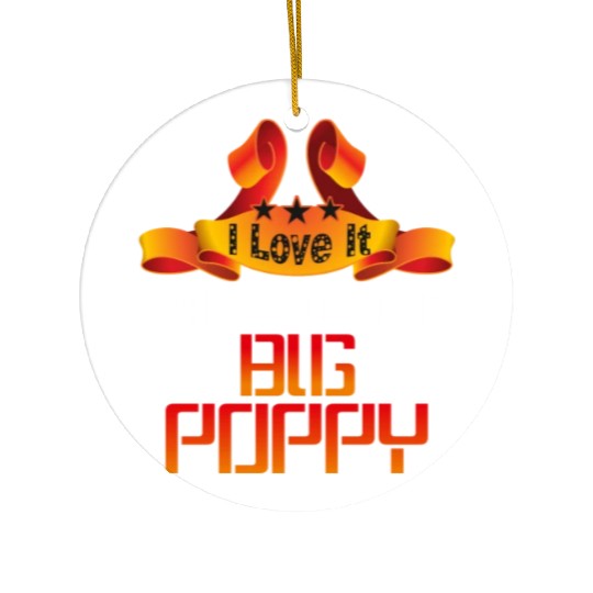 Big Poppy Ceramic Ornaments