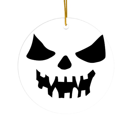 Scary Face Ceramic Ornaments