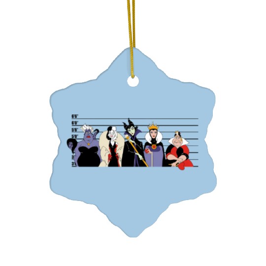 Disney Villains Ceramic Ornaments