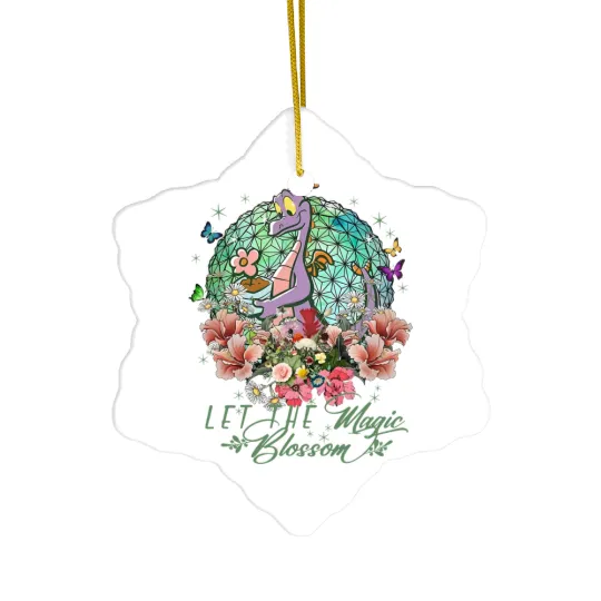 Disney Epcot Figment Topiaries Ceramic Ornaments