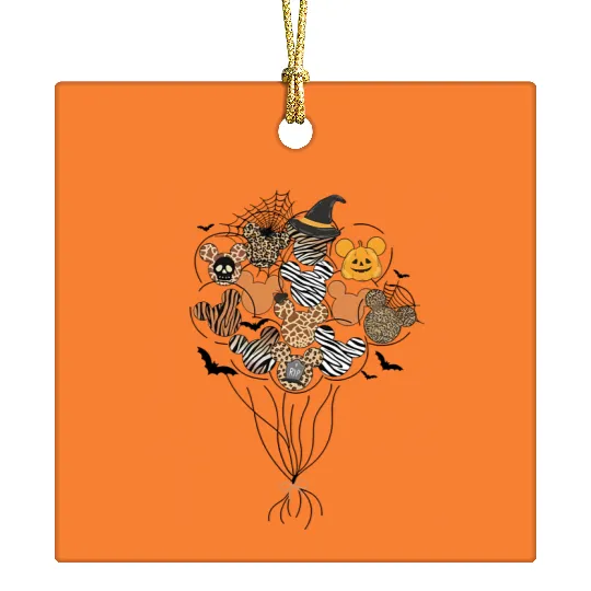 Halloween Disney Animal Kingdom Balloons Ceramic Ornaments