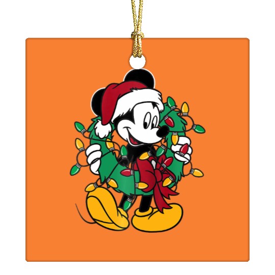 Disney Mickey Mouse Lights Raglan Baseball Ceramic Ornaments Ceramic Ornaments