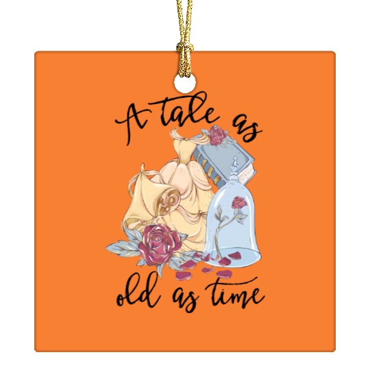 Disney Princess Ceramic Ornaments, Beauty And The Beast Ceramic Ornaments