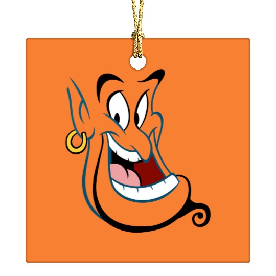 Disney Aladdin Genie Face Costume Ceramic Ornaments