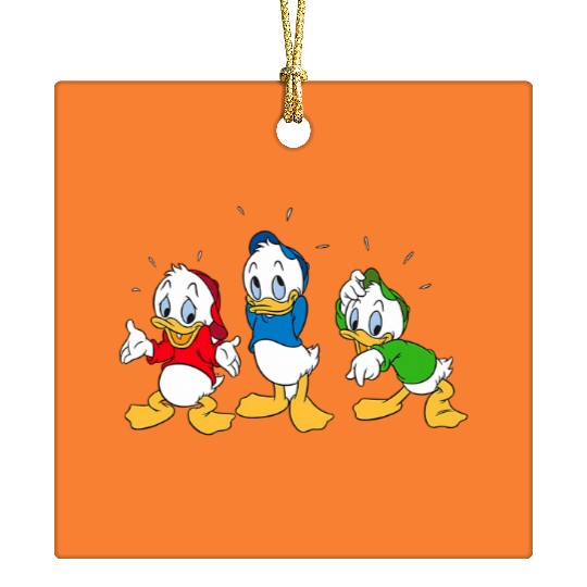 Disney DuckTales Ceramic Ornaments, Disney Huey, Dewey, and Louie Ceramic Ornaments